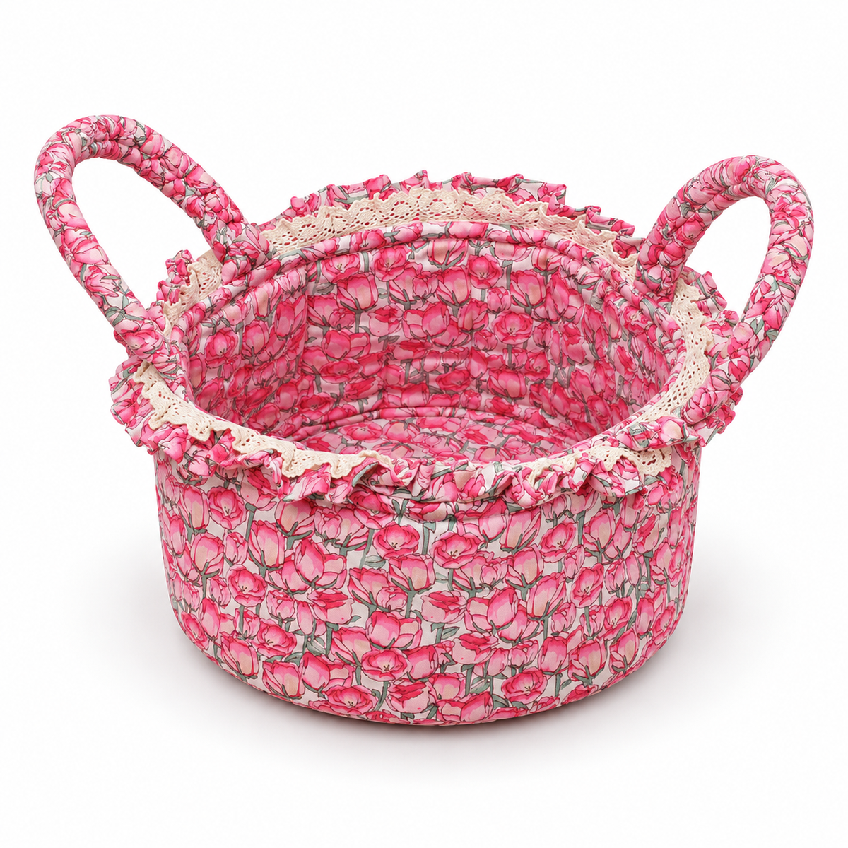 Style 1 Korean Quilted Fabric Storage Basket